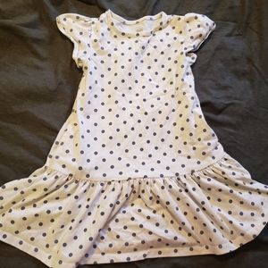 Wonder Nation, 5T, White w/ Blue PokeyDots